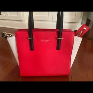 Kate Spade bag with shoulder strap.